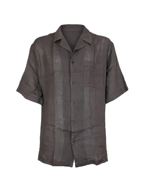 Altea short-sleeve camp-collar shirt Brown 2654003386038