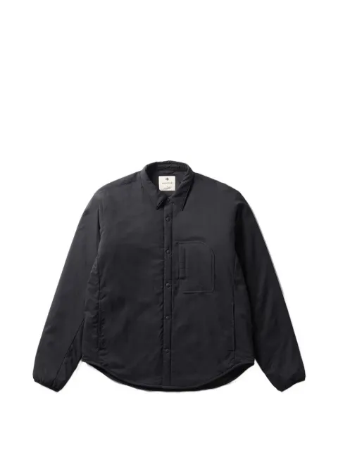 Snow Peak chest-pocket shirt Grey SH26SU001