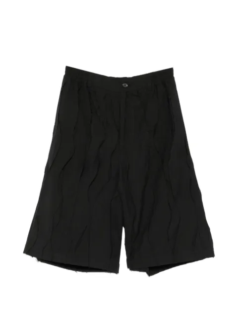SONGZIO Fragment frayed-detail shorts Black MI2PT709BK
