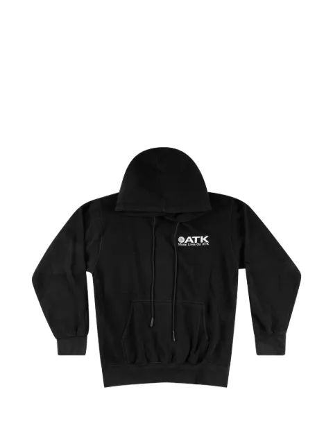 GALLERY DEPT. music lives on atk hoodie Black GD087