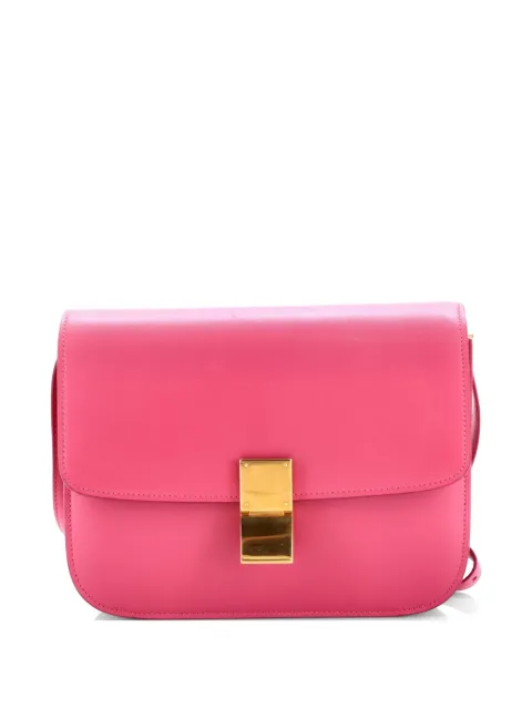 Celine Pre-Owned Classic Box Bag Smooth Leather Medium crossbody bag Pink Y16SK7OB2U3M6KBE