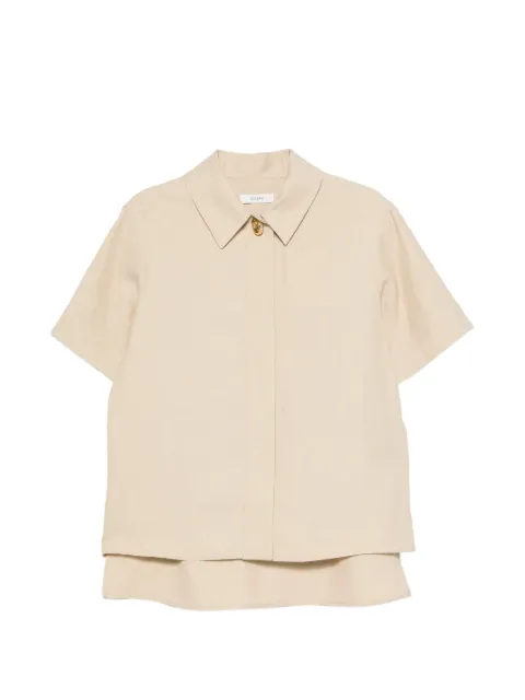 JOSEPH Volu short-sleeve shirt Neutrals JF009741