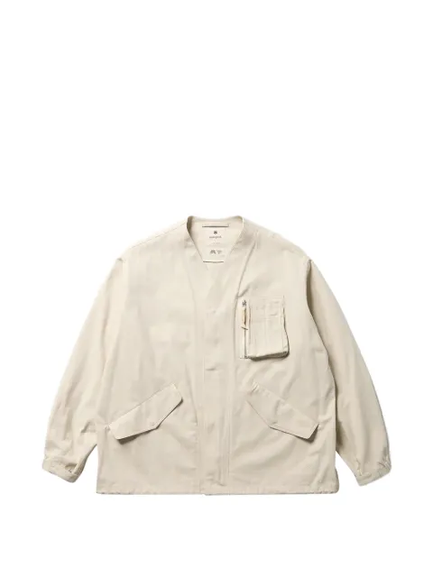 Snow Peak Takibi collarless jacket Neutrals JK26SU007