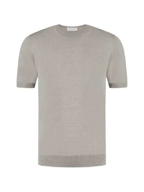 Marco Pescarolo ribbed T-shirt Grey M753M0302