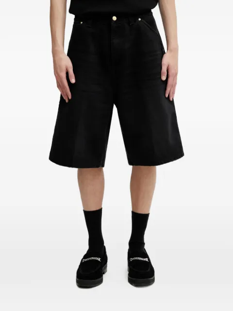Carhartt WIP OG Single Knee logo-patch cargo shorts Black I036308