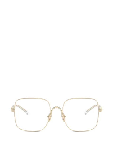 Miu Miu Eyewear square-frame glasses Gold MU51YV