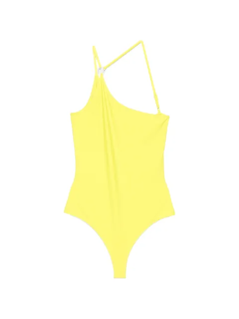 Coperni logo-appliqué swimsuit Green COPSW11F5021
