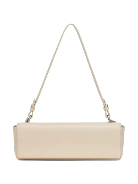 POTAMY adjustable strap leather shoulder bag Yellow PP30055CN02SOYBEAN26S