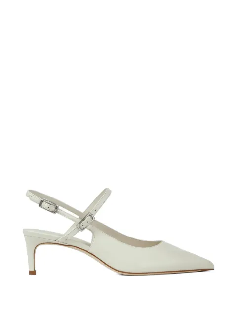 POTAMY pointed strap pumps White PP00801CN07VANILLA26S