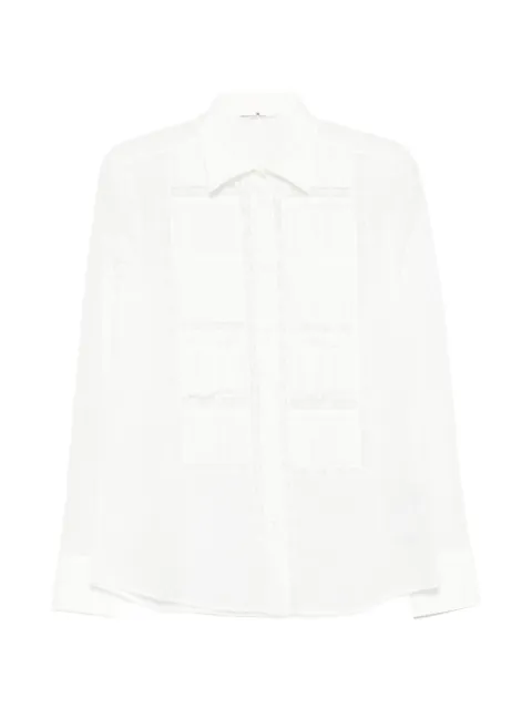 Ermanno Scervino lace-detail shirt White D482K703APJBN