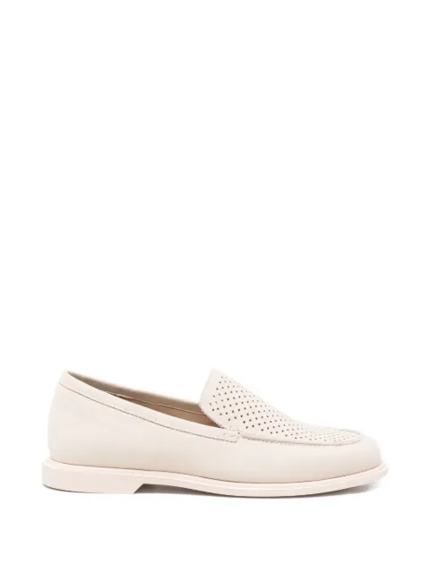 SERGIO MORETTI FIRENZE laser-cut loafers Neutrals 604426116BEI