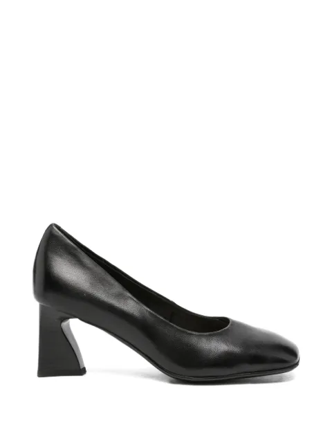 SERGIO MORETTI FIRENZE square-toe block-heel pumps Black 604426107BLK