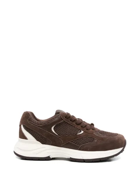 SERGIO MORETTI FIRENZE mesh-panel sneakers Brown 604526123BRW