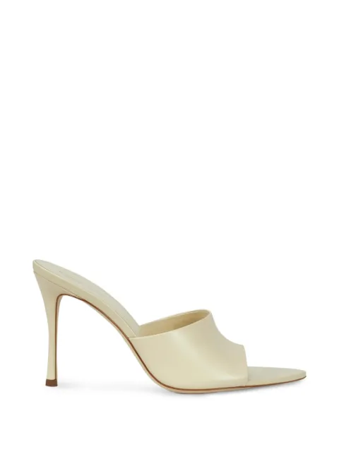 POTAMY pointed leather mules Neutrals PP00194CN07SOYBEAN26S