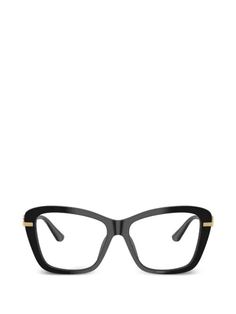 Dolce & Gabbana Eyewear logo-detail glasses Black DG3439501