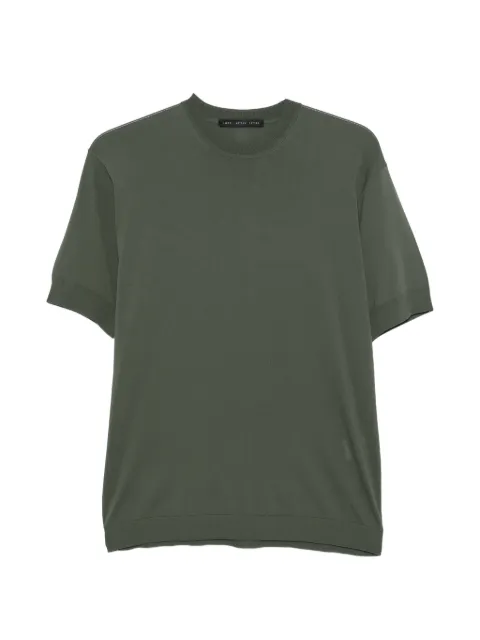 Low Brand fine-knit T-shirt Green LM26001