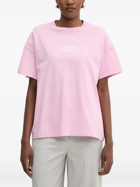 Patrizia Pepe logo-print drop-shoulder t-shirt Pink 2M4552J428