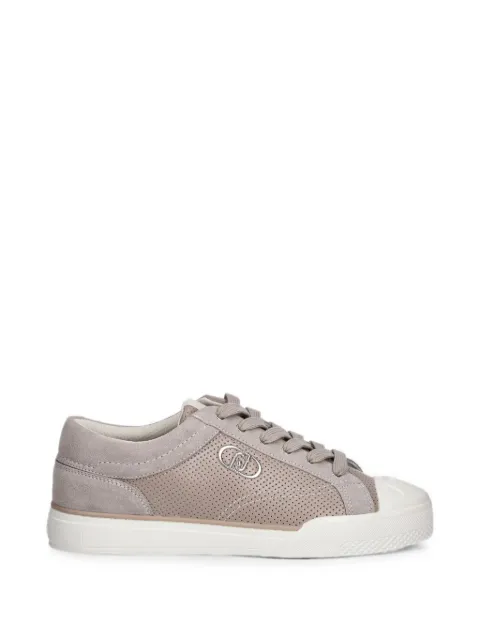 LIU JO perforated logo-plaque sneakers Neutrals BA6055EX337