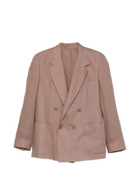 MARSEM double-breasted suit Neutrals AB98S56SS26T003