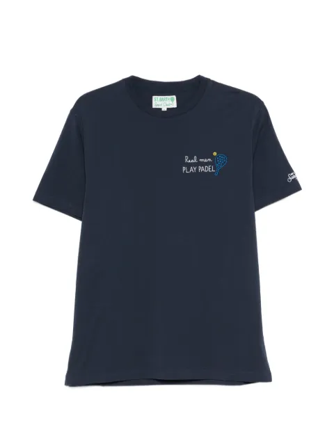MC2 Saint Barth Portofino embroidered-motif T-shirt Blue POT0001