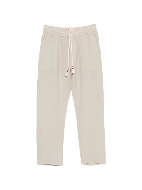 MC2 Saint Barth drawstring-waist linen trousers Neutrals CAA0001