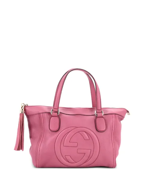 Gucci Pre-Owned Soho Zip Leather Small tote bag Pink RBJKWMP48VXJJ49W