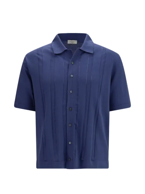 Piacenza Cashmere cotton shirt Blue M1120018001