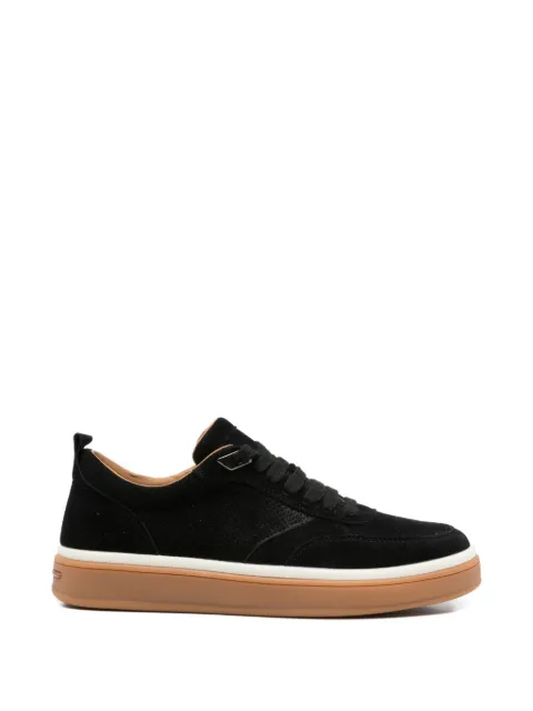 SERGIO MORETTI FIRENZE perforated lace-up sneakers Black 604526118