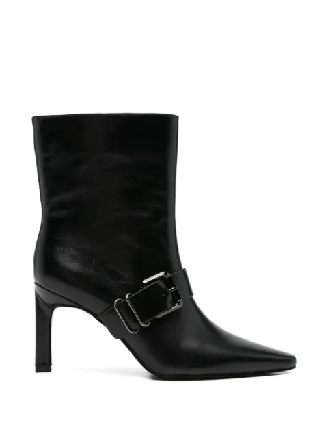 SERGIO MORETTI FIRENZE buckle-strap ankle boots Black 659426104BLK