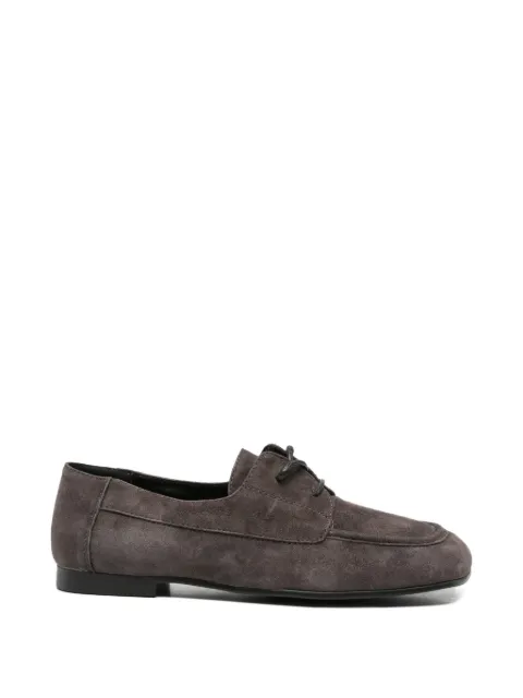 SERGIO MORETTI FIRENZE suede derby shoes Brown 604426119
