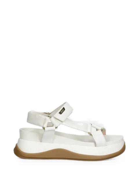 LIU JO touch-strap platform sandals White BA6089EX246