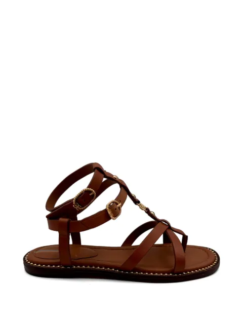 Sam Edelman Talya strappy-embellished sandals Brown TALYANAPPA