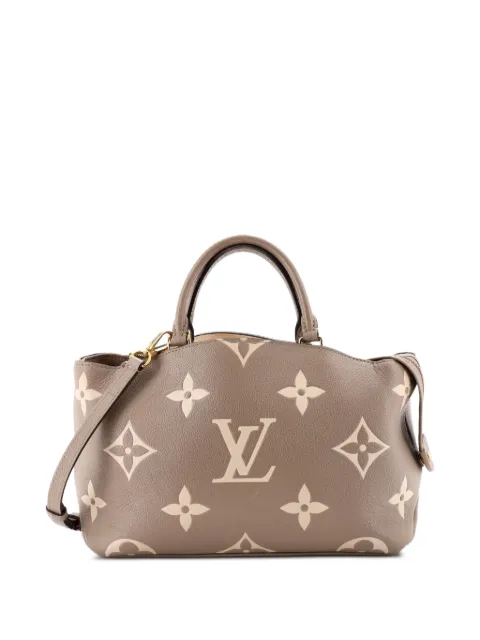 Louis Vuitton Pre-Owned Petit Palais Handbag Bicolor Monogram Empreinte Giant satchel Neutrals LUX39VXOXMJLV2IQ