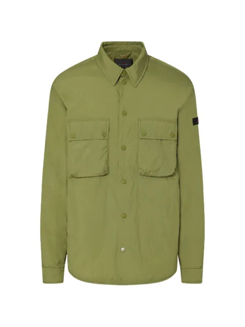 Peuterey buttoned chest-pocket shirt Green PEU578701181986471