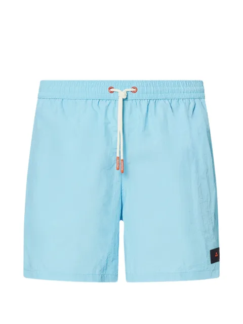 Peuterey drawstring-fastening swim shorts Blue PEU583199012343290