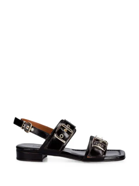 BILLI BI buckle-strap flat sandals Brown A9625