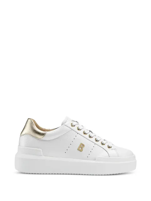 BOGNER Hollywood logo-plaque pebbled sneakers White 22620025