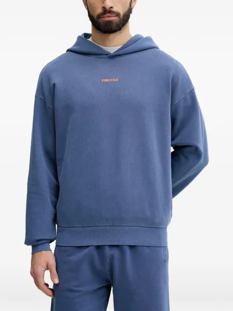 BOGNER FIRE+ICE Ilay logo-print hoodie Blue 84499609