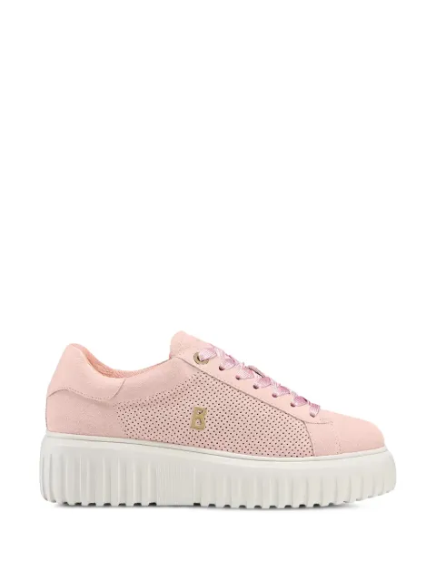 BOGNER Singapore perforated platform sneakers Pink 22620305