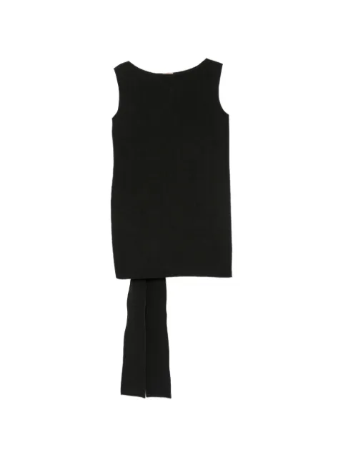 Nº21 bow-detail sleeveless mini dress Black 26EN2S0H0613640