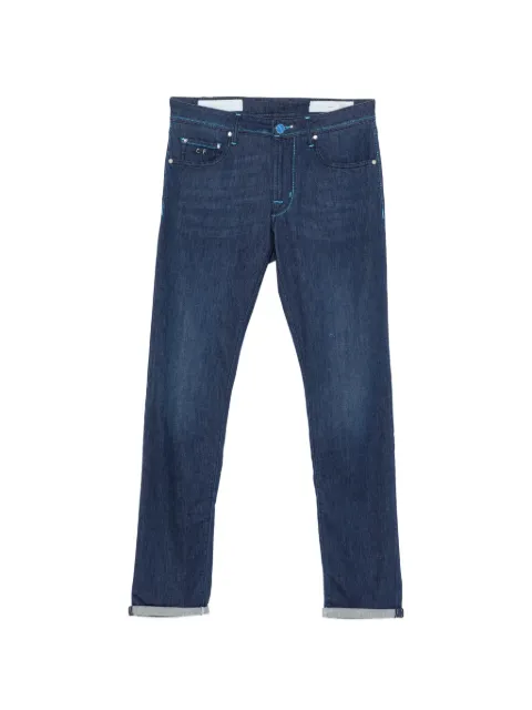 Sartoria Tramarossa Michelangelo contrast-stitch jeans Blue MICHELANGELODBSSL