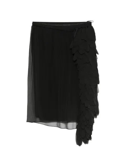 Nº21 petal-embellished mini skirt Black 26EN2S0C0645586