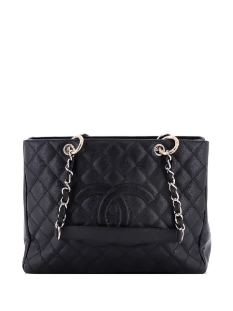 CHANEL Pre-Owned Grand Shopping Quilted Caviar tote bag Black KL1O3VPNDVCY4L8A