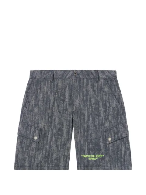 Off-White Switch Off shorts Blue OMCS003T25FAB0014518