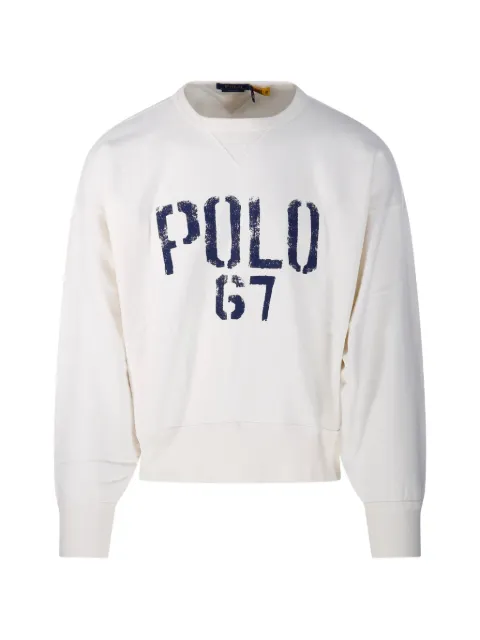 Polo Ralph Lauren logo-print T-shirt Neutrals 710B14576002