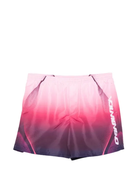 Casablanca gradient logo-print swim shorts Pink MSS26TR03202
