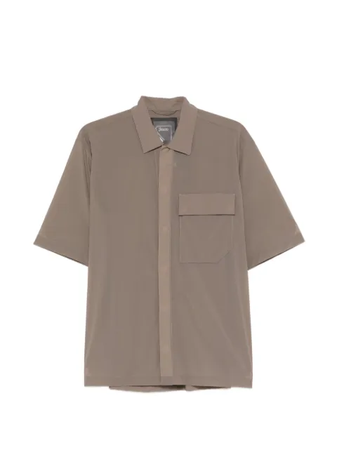 Herno ripstop-pattern shirt Brown CM000019U12868S