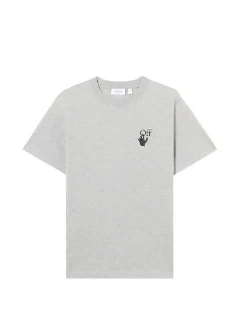 Off-White logo-print T-shirt Grey 44OWOS26T061030
