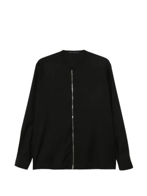 Low Brand zip-up V-neck shirt Grey LH26003