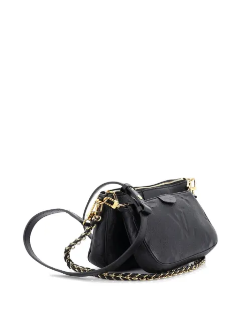 Louis Vuitton Pre-Owned Multi Pochette Accessoires Monogram Empreinte Giant crossbody bag Black 139Y70B5YD4A0GSE
